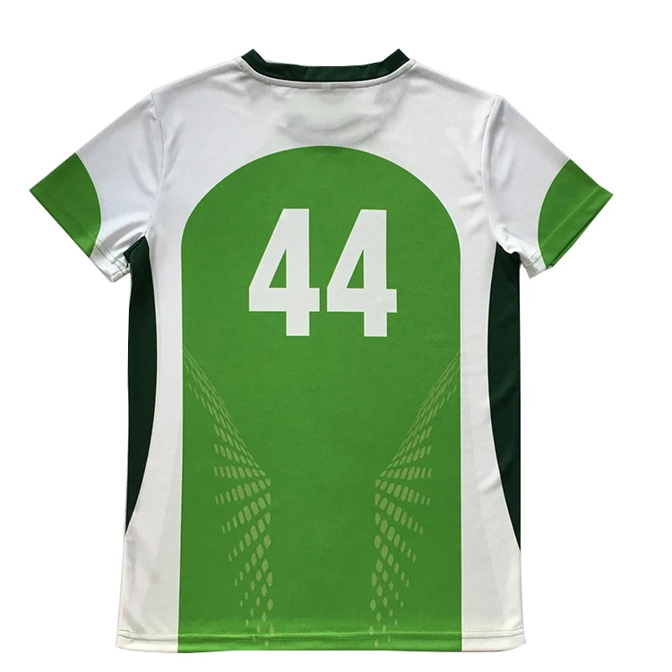 Custom Black Green And White Comfortable Kit Uniform Mini Soccer Jersey
