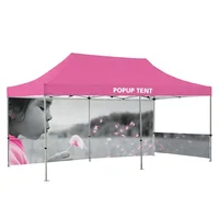 

SHOP 10x20 trade show folding pop up gazebo custom canopy tent with aluminum frame