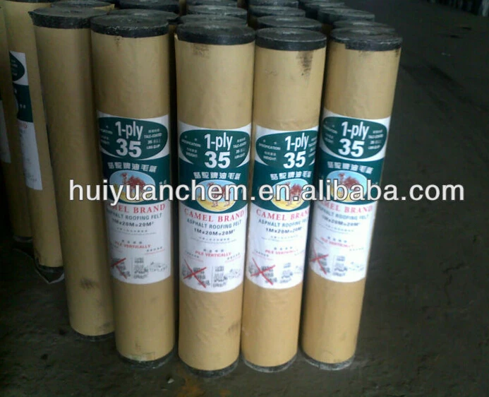 
manufacturer: camel brand 2 ply bitumen roofing felt, 70lbs, 52lbs 