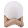 5.9inch 16colors LED Colour Changing Vibration moon lamp in night shape push bedroom touch night led 3D printing MoonLamp