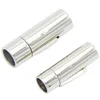 10pcs hole 6/7/8mm stainless Steel Plain Lock Clasp For Leather Bracelets DIY Jewelry Findings clasp hooks connector