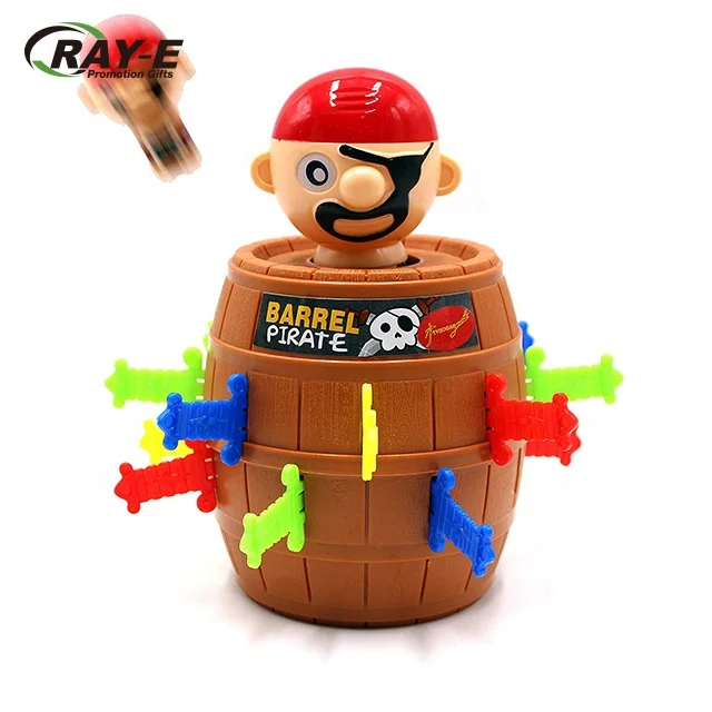 
Pirate Barrel Game, Pirate Novelty Toy Bucket Lucky Stab Toys, Adult Kids Pirate Bucket Truck Toy Party Game For Travel Party 