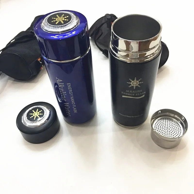 

Health Energy Alkaline cup by TPINOX FACTORY, Silver+red, silver+black, customized