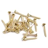 High performance rose gold 10*25mm decorative pins for paper crafts cross split pin copper 500 large brads
