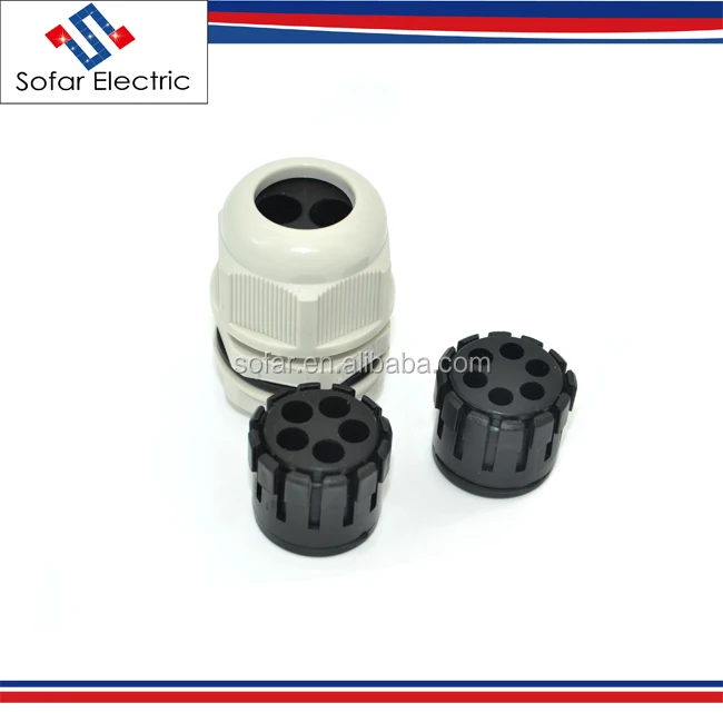 Ip68 Watertight Nylon Multi Hole Cord Grip Connector Buy Cord Grip
