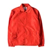 OEM button open chest turndown collar fruitful colors softshell men coaches jacket