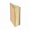 School Office Supplies Recycled Kraft Paper Cover Notebook with Custom Logo Printing