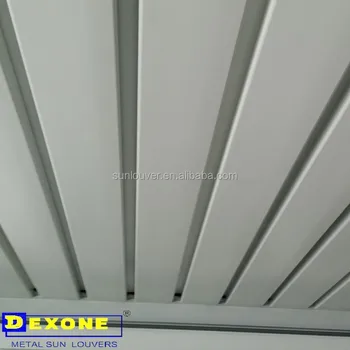 Outdoor Rain Ceiling Louvers In Garden View Ceiling Louver