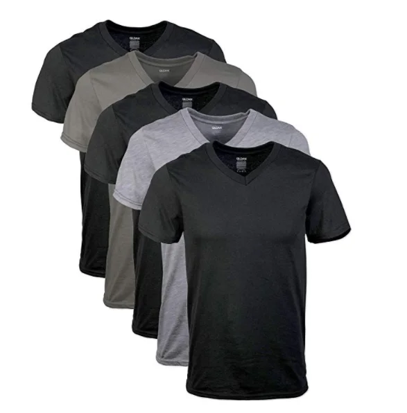 

Custom blank V neck t shirts men's bamboo clothing wholesale, Our color/custom color