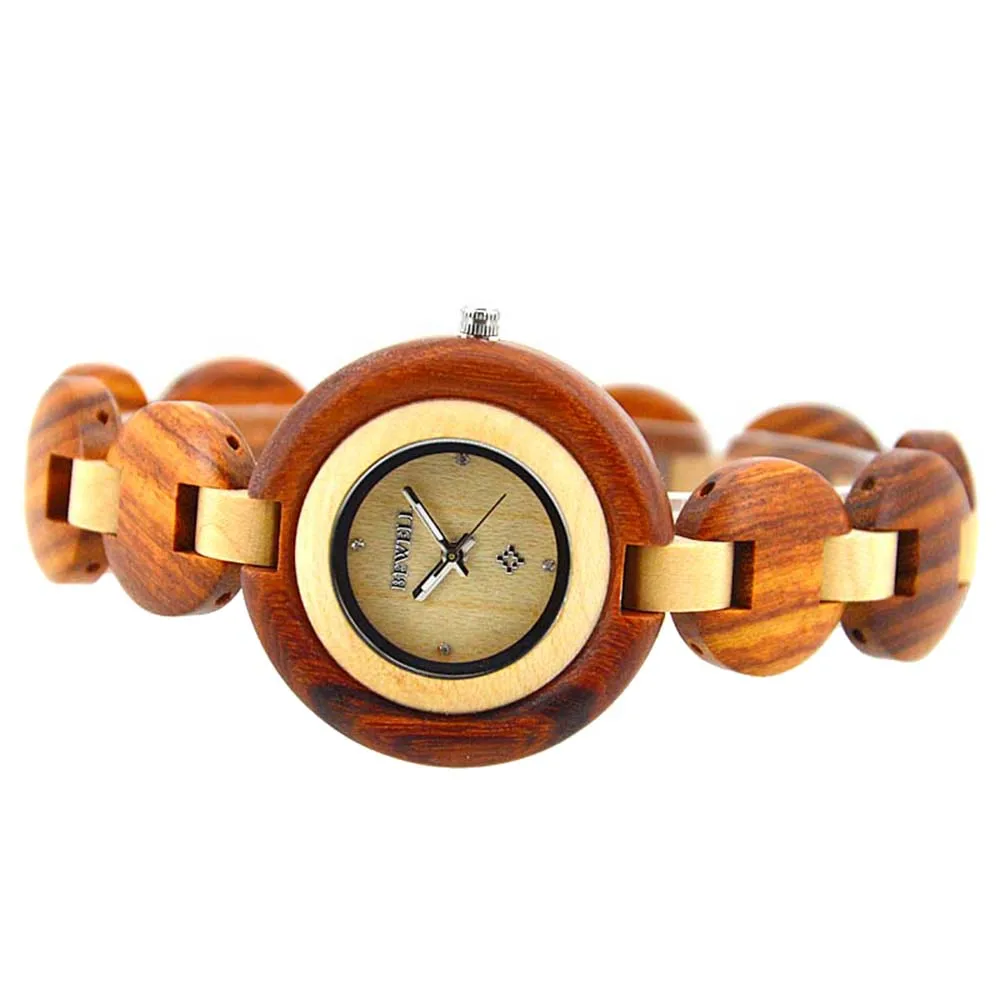 

Vogue ladies wrist bracelet wooden watches