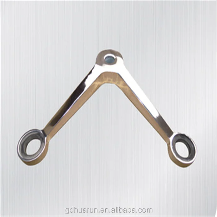 
glass fin spider system for architectural commercial glass building 