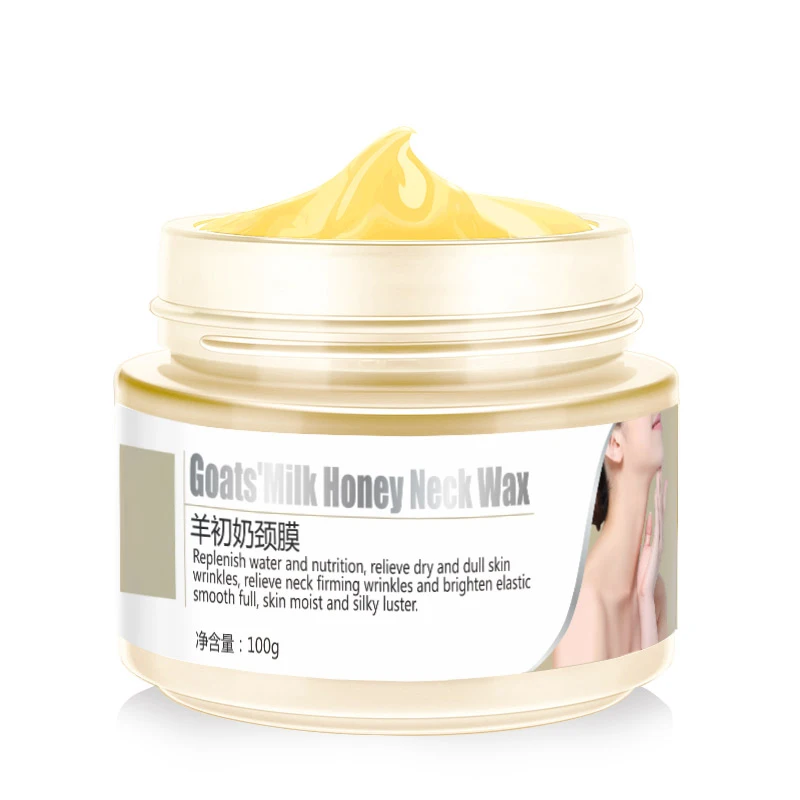Anti Aging Serum Goat Milk Neck Mask Anti Wrinkle Neck Cream Firming Whitening Neck Cream Skin Care Lifting Firming Moisturizing