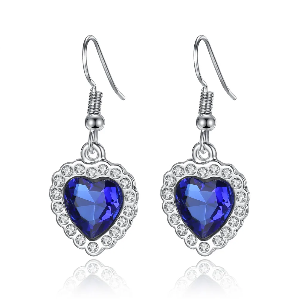 

Fashion Heart of Ocean drop Earrings free shipping, N/a