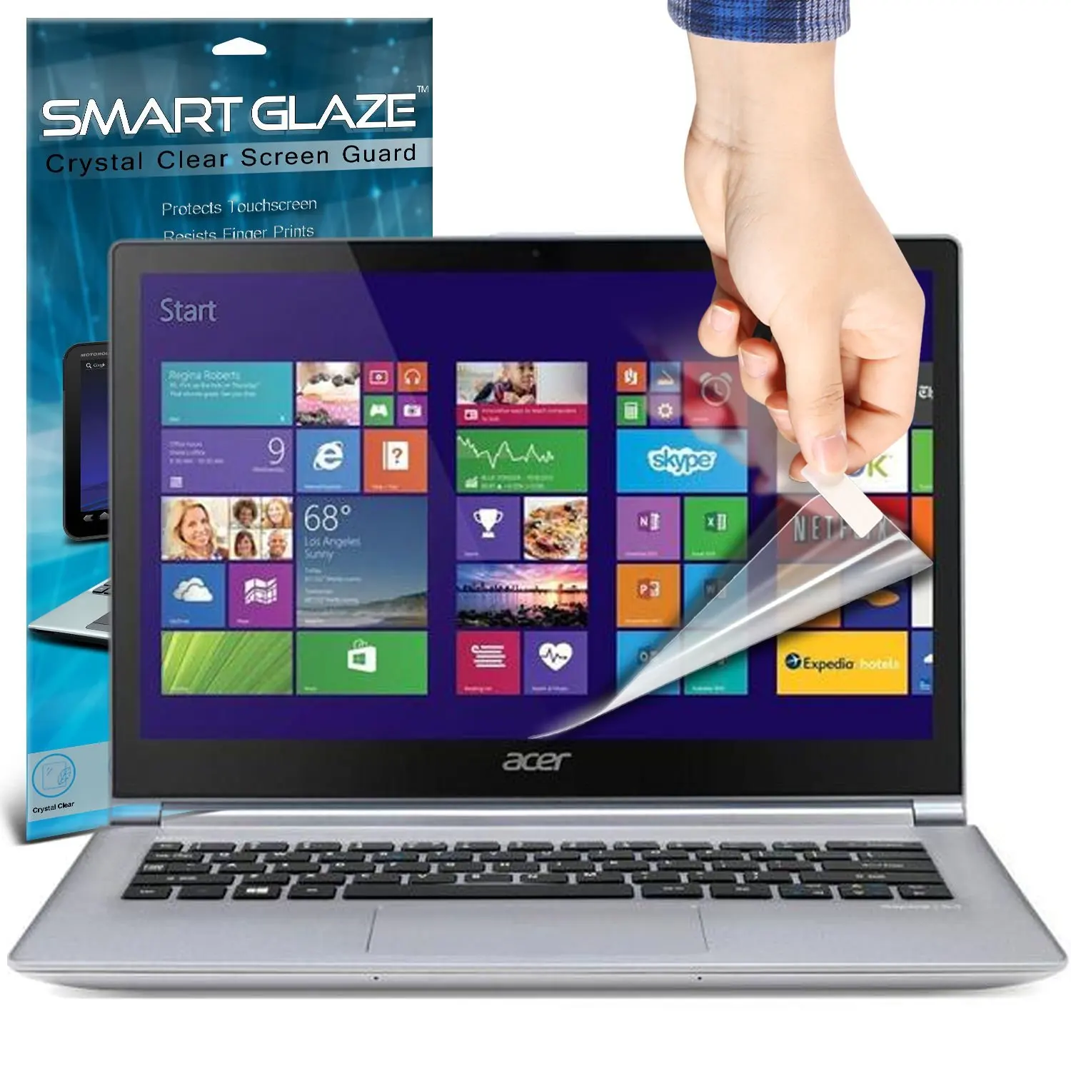 Get Quotations · SmartGlaze ( Pack Of 6 ) ACER Aspire S3-392 13.3  Touchscreen Laptop Case Custom