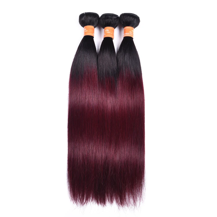 

Wholesale Factory Supplier Unprocessed Human Weft 100% Raw Human Virgin Hair Bundles 1b/99j Color Indian Hair Weave, 1b/99j#