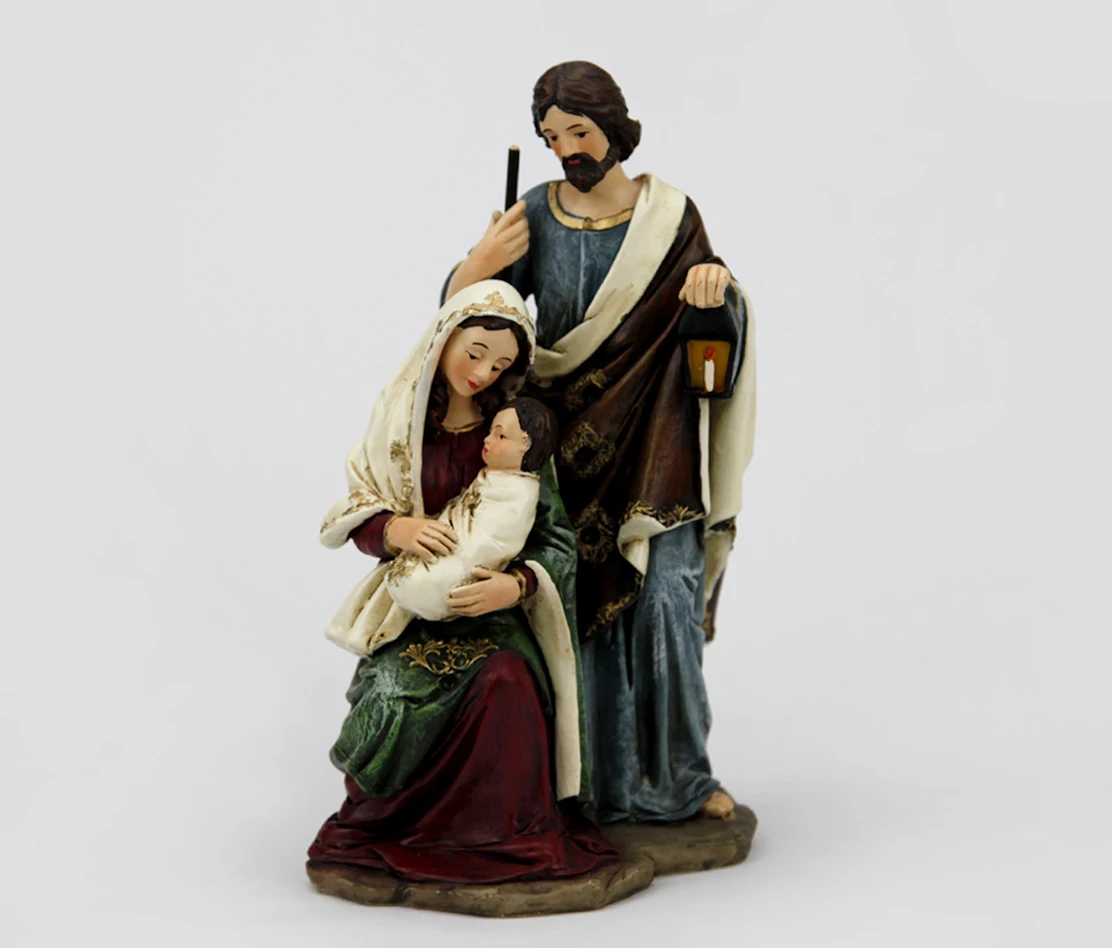 Religious Holy Family Christmas Nativity Figure Mary Joseph And Baby ...
