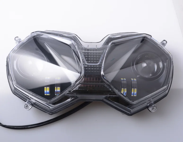 Led Headlight With Angel Eyes Replacement Headlamp For Triumph Tiger