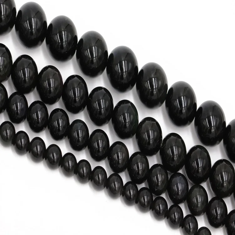 

Wholesale Cheap High Quality Black Onyx Loose Bead Gemstone for Jewelry Making