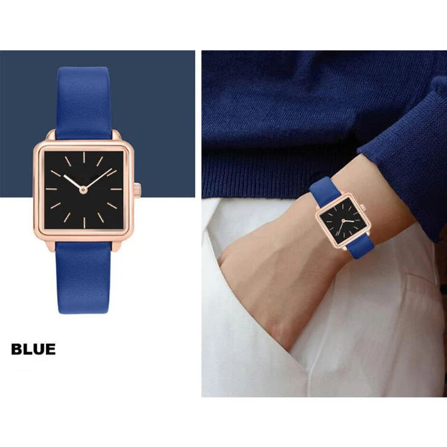 

Fancy Mesh Band Japan Movement Quartz Watch Square Rose Gold Watches Richports