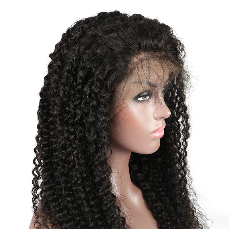 

Factory Lace Wigs 100% Virgin Human Hair Curly Wigs Human Hair Lace Front With Baby Hair Perruque Bresilienne