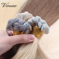 

VMAE Raw Virgin Russian 8 to 28 Inch Pre Bonded Double Drawn 613 Blond Smooth Straight Human 1*1 Size Small Tape Hair Extensions