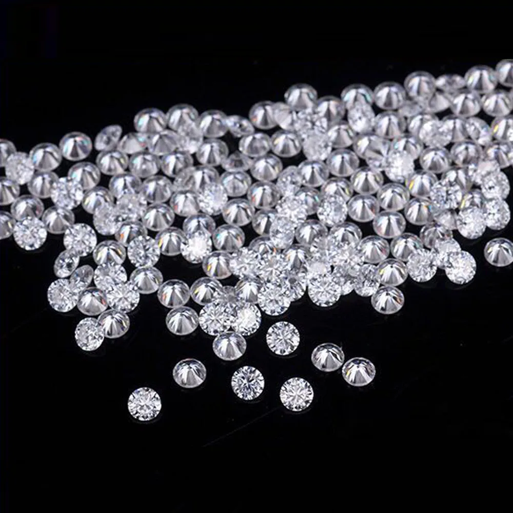 

white round brilliant cut 220pcs 1mm moissanite prix par carat