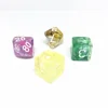 Nebula Polyhedral Dice Blue Complete 7pcs Set of d4 d6 d8 d10 d12 d20