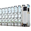 custom length folding automatic sliding door stainless steel electric retractable safety gate RGL-062