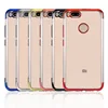 Electroplating Shining Phone Case Ultra Thin Soft TPU Electroplate Cases Back Cover Shell for Xiaomi