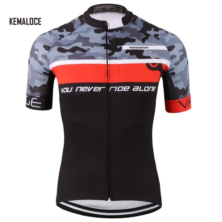 

KEMALOCE camo novelty branded beautiful professional cycling jersey wear dirt quick dry bike clothing, White/green/red/yellow/pink/black/blue/grey or custom color