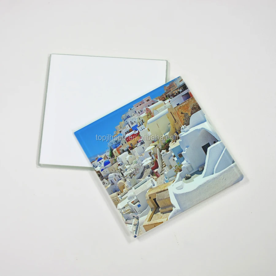 Wholesale Blank Glass Photo Coaster For Sublimation Diy Buy Blank