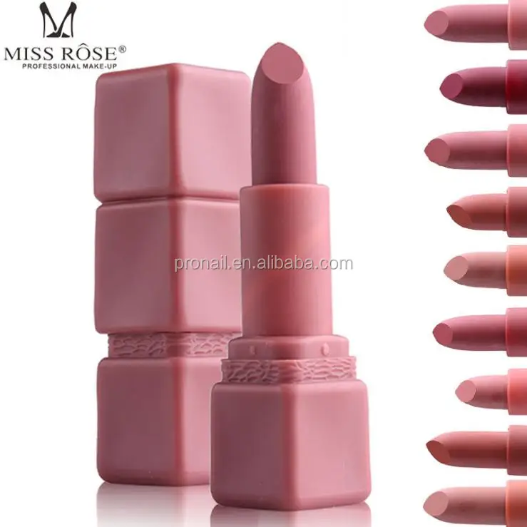 

Freeshiping MISS ROSE matte lipstick easy to color lipstick easy to apply makeup, N/a