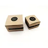 ZPT10-20 Classic design recycled eco friendly brown kraft stock paper card empty paper box custom packaging with logo printing