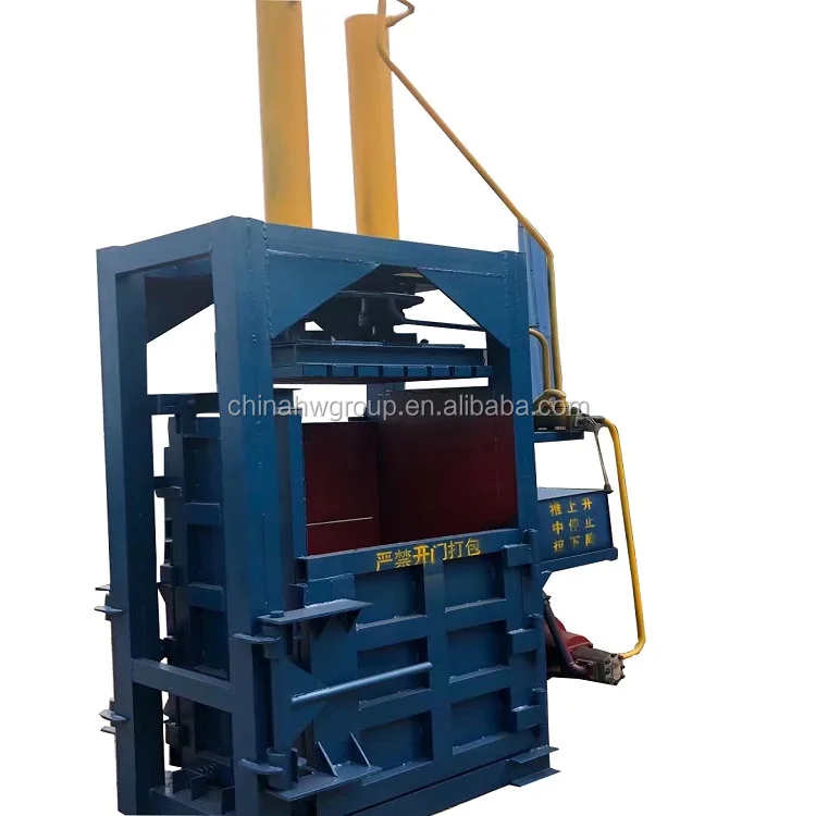 Hydraulic press silage sawdust baler machine