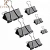 High quality iron decorative black folder binder paper clip