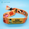 Bar Code Tag printable Fabric MIAFRE Classic 1K RFID Wristband for Festival event