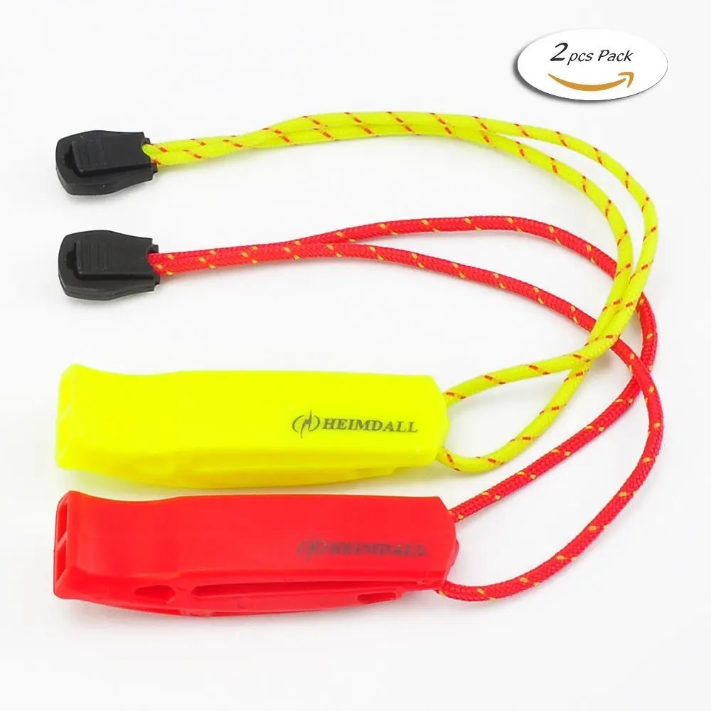 

Safety Whistle with lanyard for Boating Camping Hiking Hunting Emergency Survival Rescue Signaling, Oem