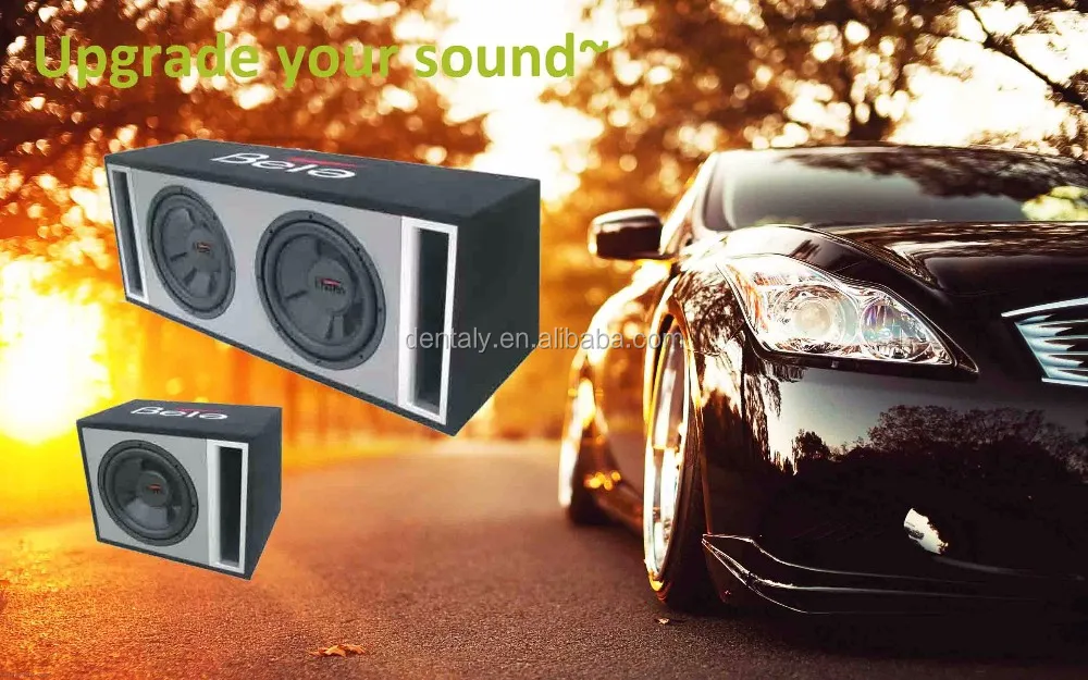 Mdf Speaker Box Power Auto Speaker Box For Vehicle Enclosure With
