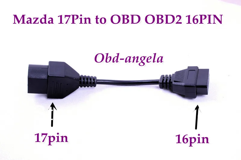 Obd2 кабель для 17pin Mazda 17pin к 16pin OBD2 тест кабель