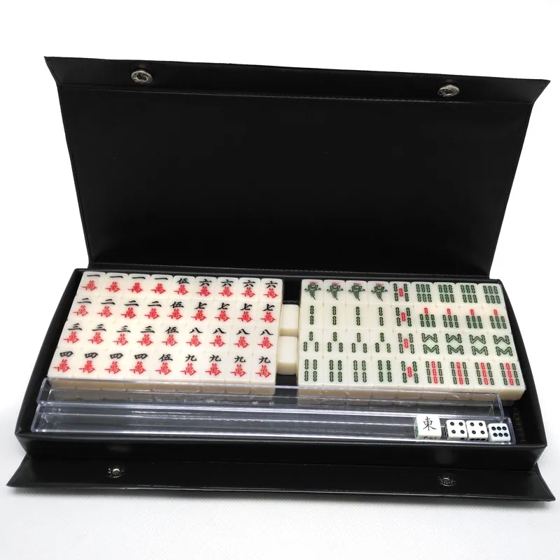 Chinese Mahjong Manufacture Custom High Quality Travel Acrylic Mahjong