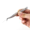BEST-6A NEW Design Factory Direct Sales Face Hair Removal Eye Brow Trimmer Clip Cosmetic Makeup Stamp Eyelash Beauty Tweezers