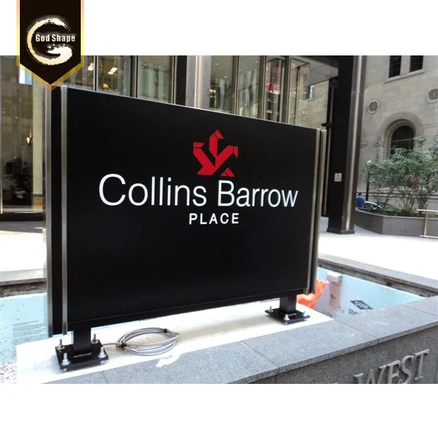 Airport Wayfinding Hanging Illuminated LED Sign for Direction