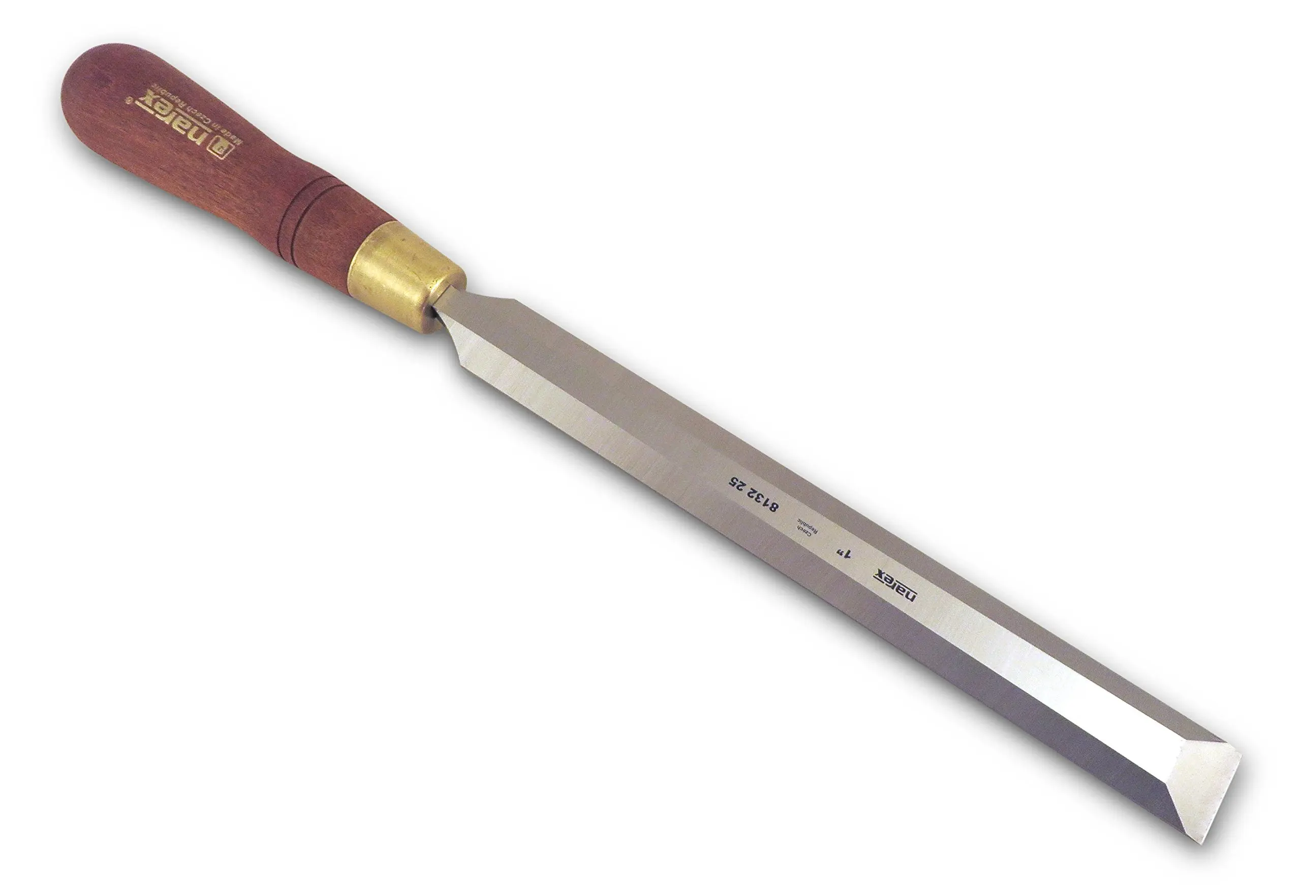 Narex Czech Steel Premium Woodworking Cabinetmakers Paring Chisel with European Hornbeam Handle Sizes 1/4" 1/2" 3/4" 1" 1 1/4" 813207-31 (1")