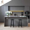 Australian Standard lacquer furniture gloss paint small kitchen design Silver Kitchen