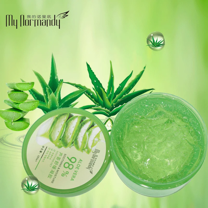 Etiqueta Privada Aloevera Gel Crema Hidratante Con Eliminar El Acné Reparación Sol Aloe Vera Gel 9645