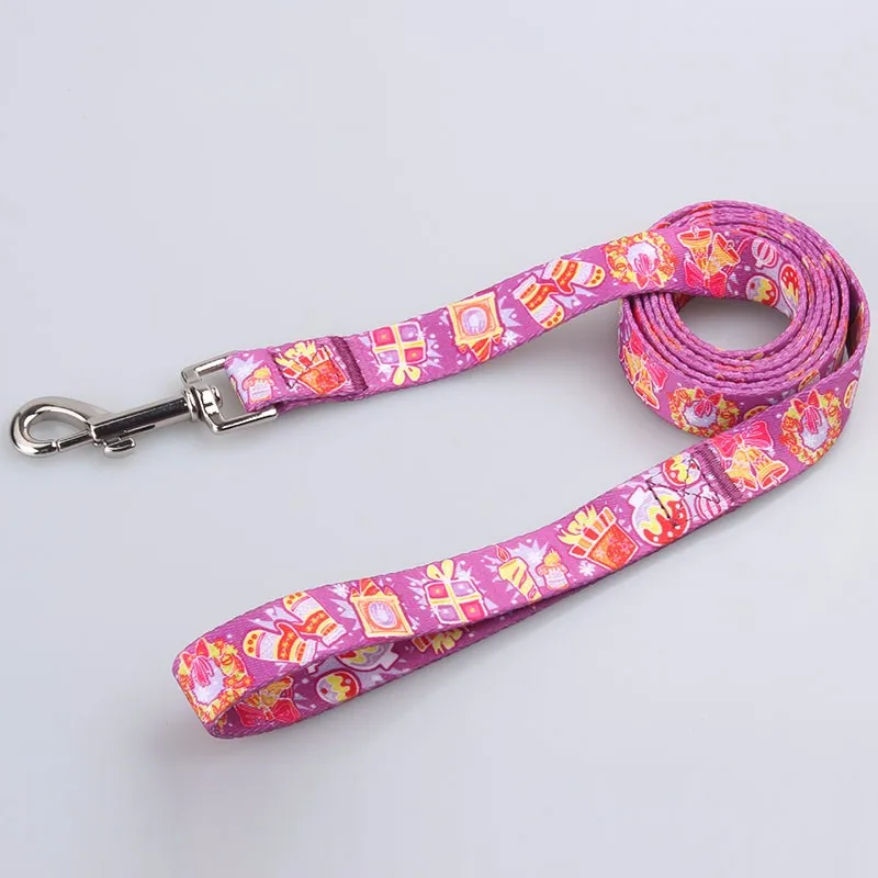 Custom Dog Leash Printed Logo Free Sample No Minimum Order - Buy Dog ...