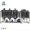 small vegetable cooking sunflower oil double refined machine castor oil refining equipment