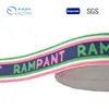 Factory direct supply custom printed underwear elastic waistband wide jacquard color patterned elastic webbing