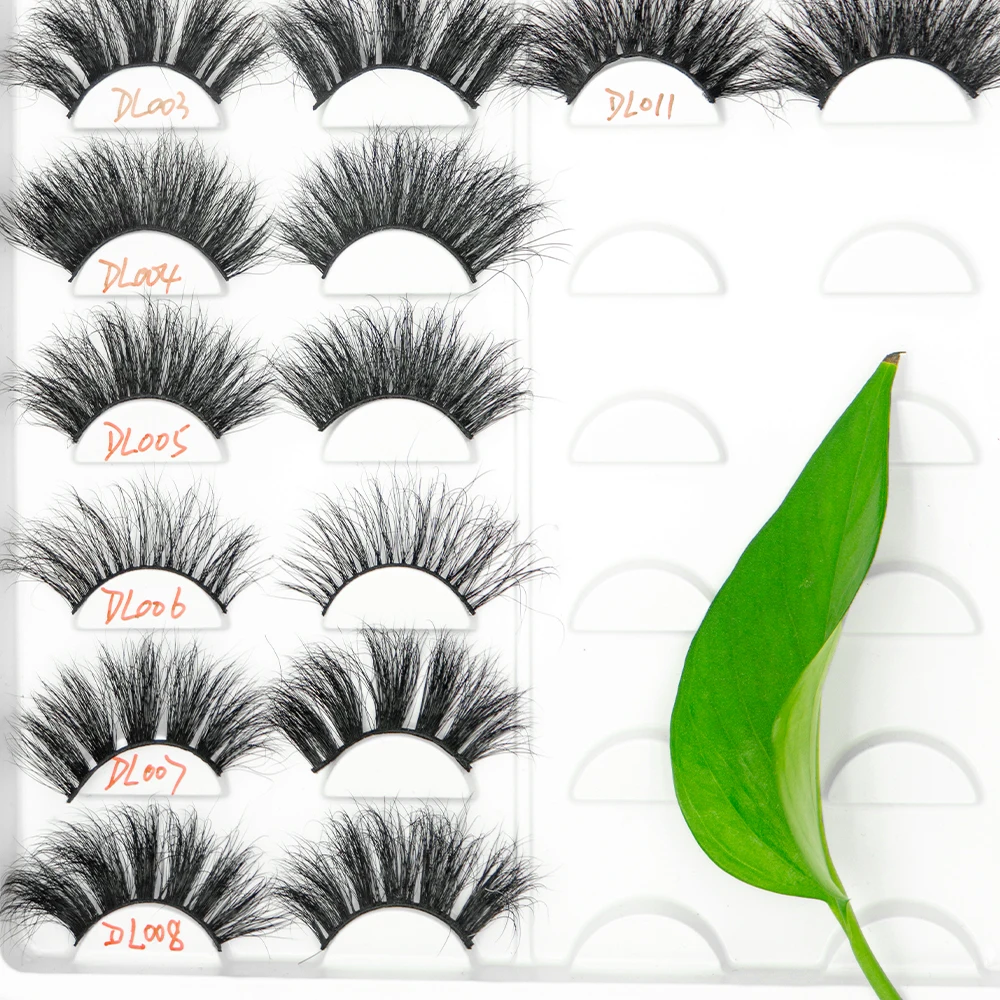 

Cheaper fluffy lashes 25mm 26mm 27mm 28mm 30mm 3D real siberian mink and synthetic lashes, Natural black