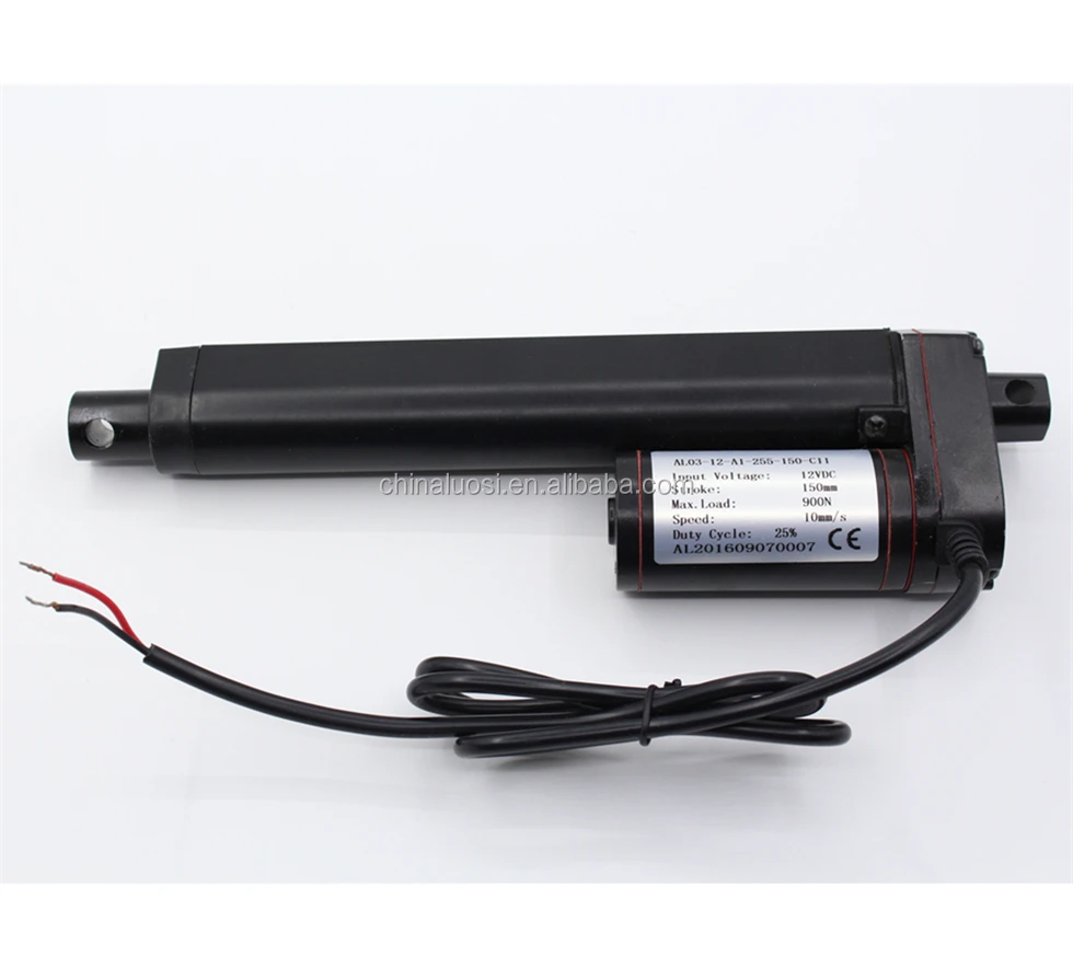 900mm High Waterproof Industrial Caravans Liting 12v Dc Linear Actuator